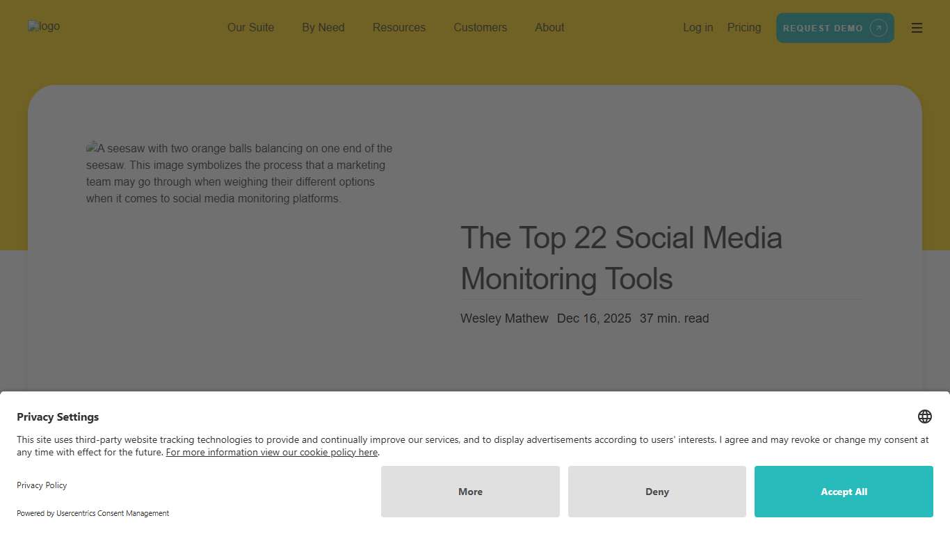 The Top 22 Social Media Monitoring Tools | 2026